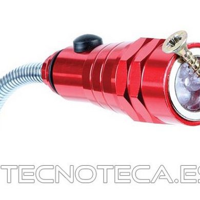 Linterna LED telescopica con imanes recogedores (EFL20-BL)