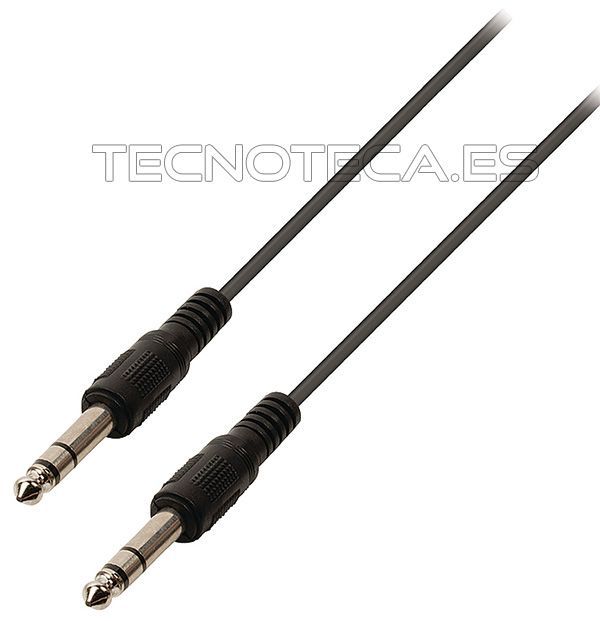 VLAP23000B20. Cable jack 6,35 estereo 2 metros