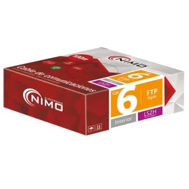 WIR9078. Cable para datos FTP Cat, 6 rigido 100 m