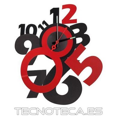 WCS2. Reloj de pared autoadhesivo de gran tamaño