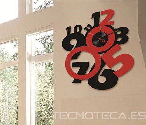 WCS2. Reloj de pared autoadhesivo de gran tamaño - Imagen 2