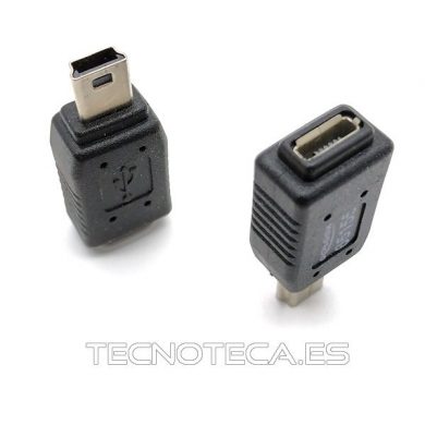 65155. Adaptador USB MINI a USB MICRO A+B