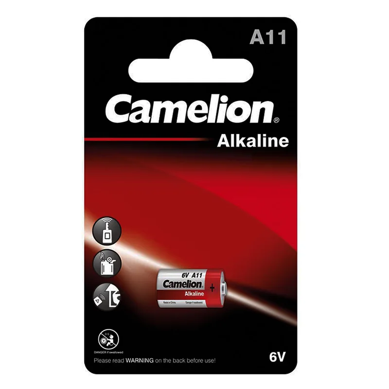 PAL005. Pila Alcalina A11, LR11A, L1016, 6V