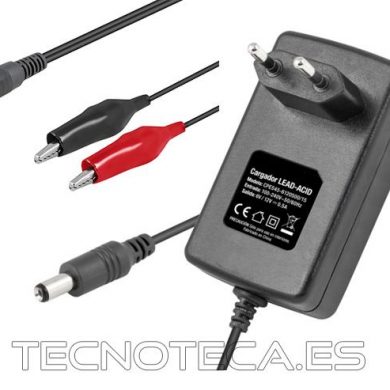 CAR020. Cargador baterias plomo 6/12V 500 mA