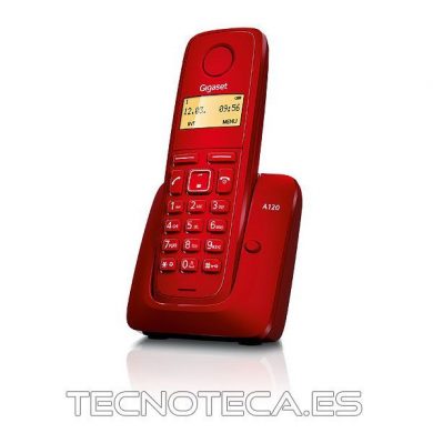 GIGASET A120. Telefono inalambrico en ROJO