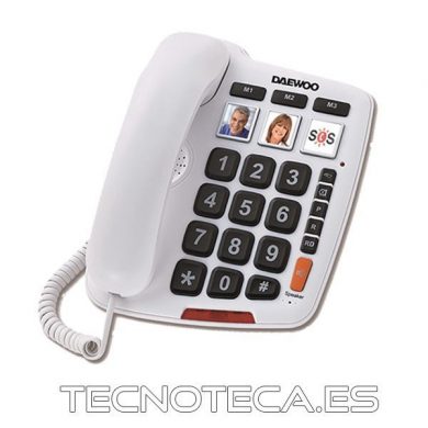 DTC-760. Telefono con teclas grandes DAEWOO