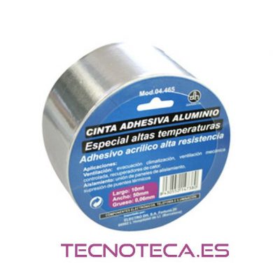 Cinta adhesiva de aluminio
