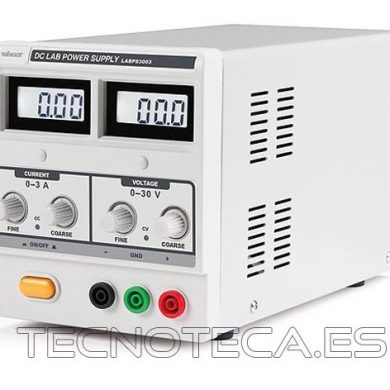 LABPS3003. Fuente de laboratorio lineal 0-30VDC 3A