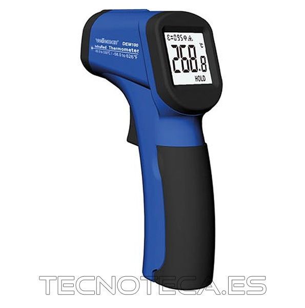 DEM100. Termometro por infrarrojo laser -50º/330ºC