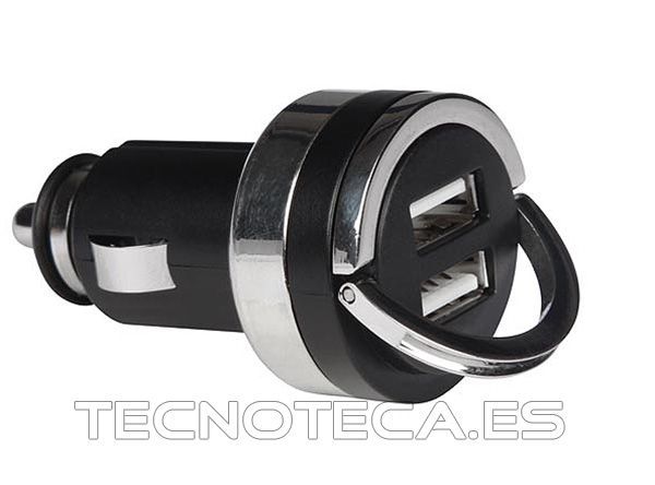 CARSUSB18. Cargador coche 12/24V 5V/3,1A dos USB
