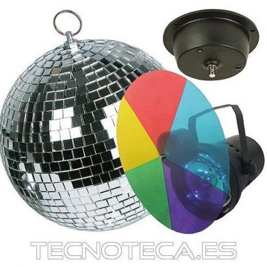 VDLPROM11. Juego de iluminacion disco PAR36 5 colores