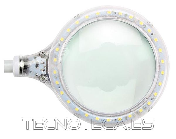 VTLLAMP10N. Lampara lupa 30 LEDs 5 dioptrias 5W blanca - Imagen 2