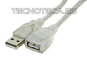 Cable prolongador USB 2.0 MACHO/HEMBRA 0,35 metros