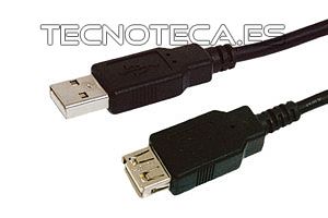 Cable prolongador USB 2.0 MACHO/HEMBRA 1,8 metros