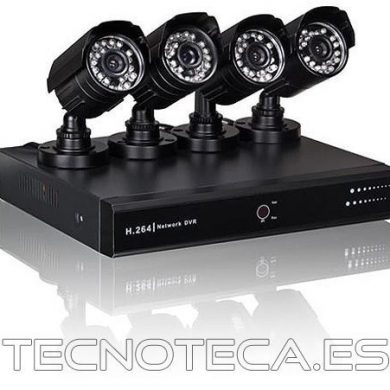CCTVSET2. Kit de videovigilancia con 4 cámaras