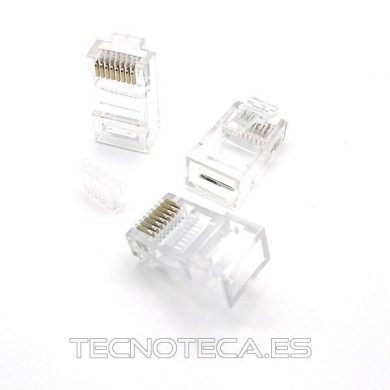 39.003/8/F. Conector RJ45 CAT6 con guia 8P8C