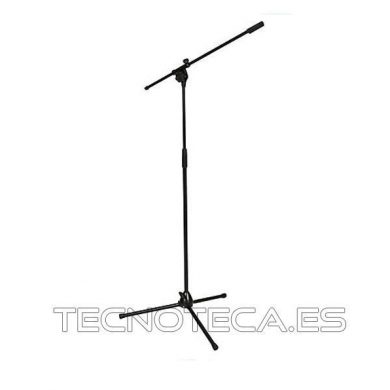 MICS2B. Soporte de suelo de microfono en negro