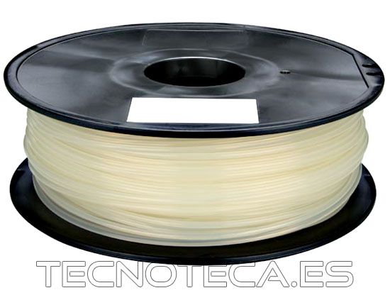 ABS175N1. Filamento ABS 1,75 mm natural 1 Kg