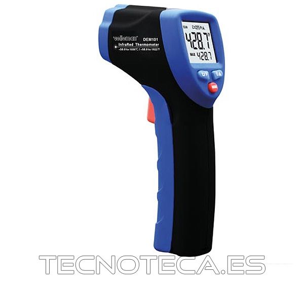DEM101. Termometro por infrarrojo laser -50/1050ºC