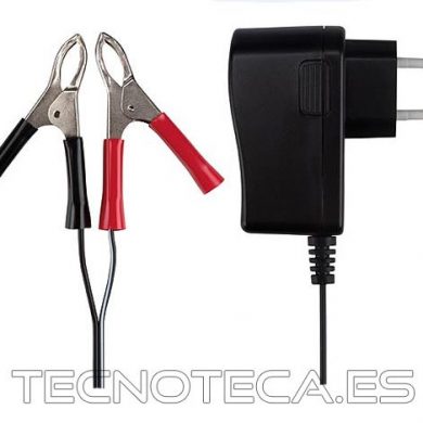 Cargador baterias plomo 6/12V 0,8A. VLE612