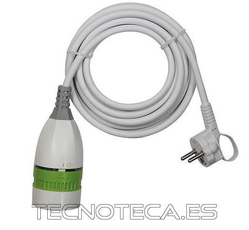 EC03W-G. Cable prolongador SCHUKO 3 m con interruptor