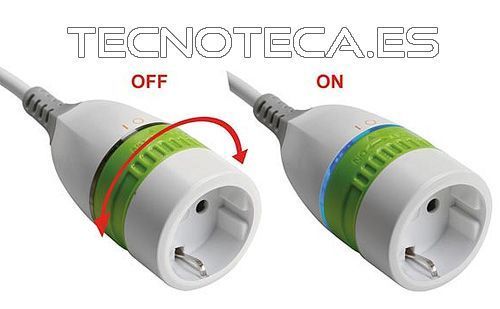 EC03W-G. Cable prolongador SCHUKO 3 m con interruptor - Imagen 2