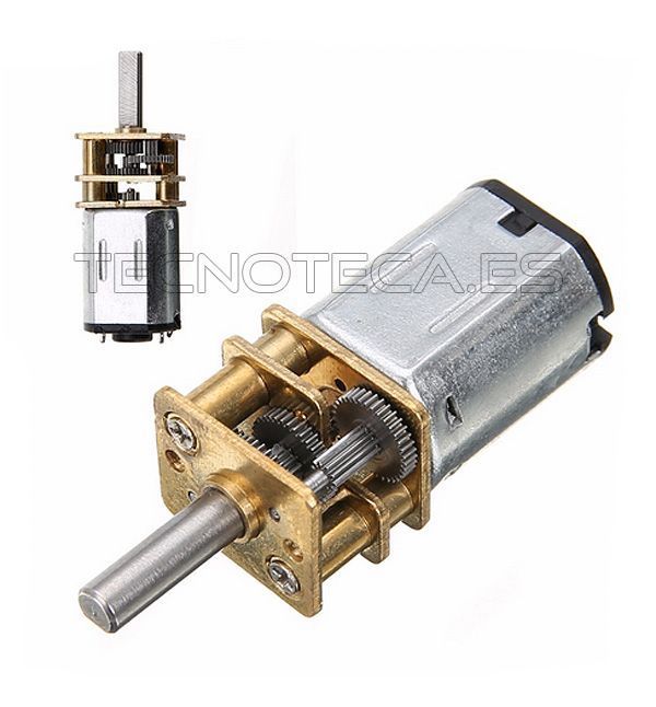 MPX020. Motorreductor de 3 a 12VDC 200 RPM