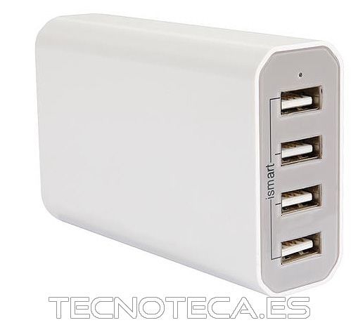 PSSEUSB20W. Cargador 4 puertos USB 7,2A 36W