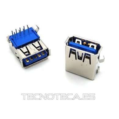 SCHCO070. Conector USB A 3.0 H circuito impreso