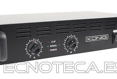 PA-AMP6000-KN. Amplificador 2 X 300 W