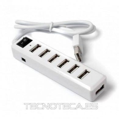 UHB-U2P7-11. HUB USB de 7 puertos 2.0 GEMBIRD