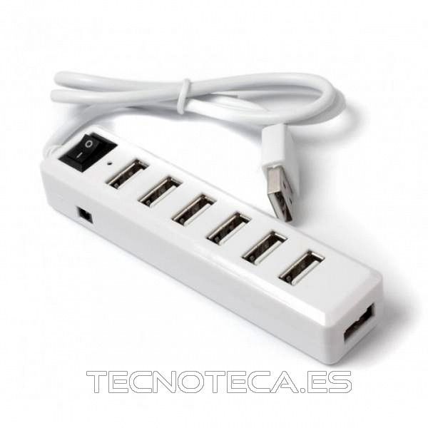 UHB-U2P7-11. HUB USB de 7 puertos 2.0 GEMBIRD