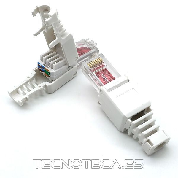 CON729. Conector RJ45 CAT6 UTP TOOL-LESS