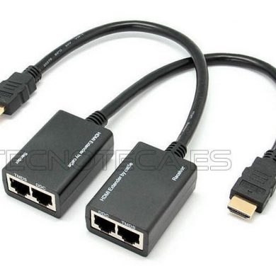 EXT_HDMI_RJ45. Extensor HDMI por UTP 30m