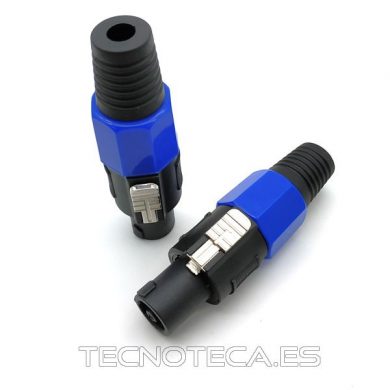 CON640. Conector SPEAKON macho aereo 4 pines