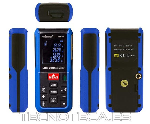 DEM700. Medidor de distancias laser 60 metros