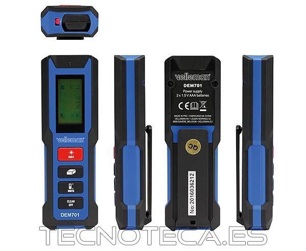 DEM701. Medidor de distancias por laser 30 metros - Imagen 2