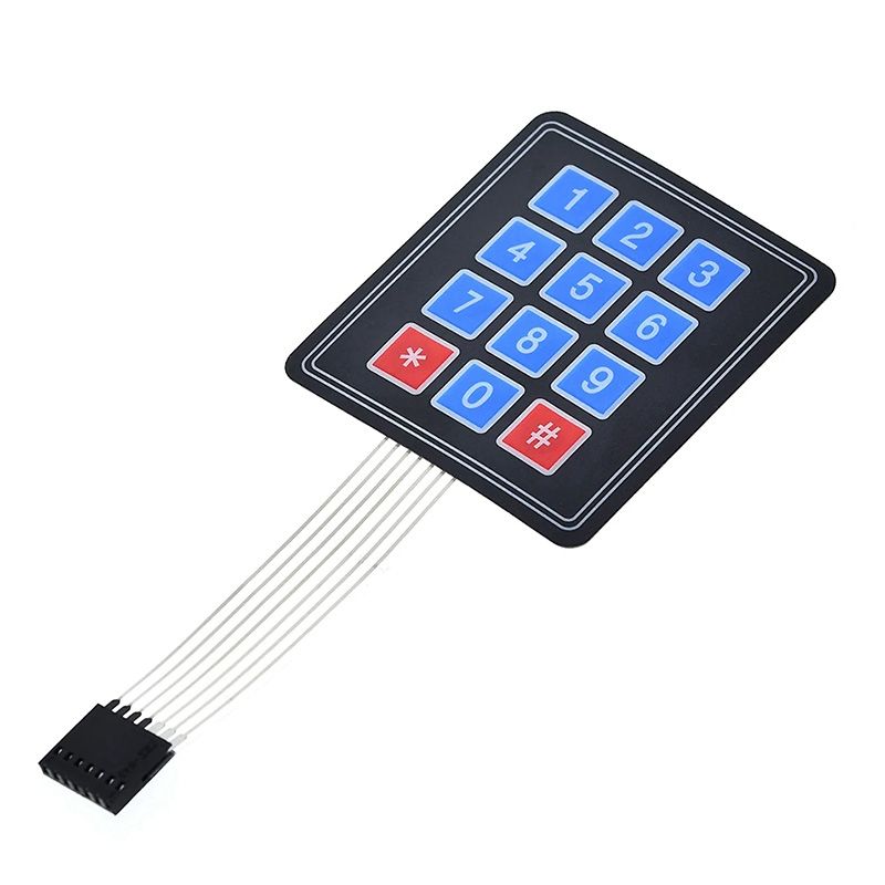 TECLADO DE MEMBRANA 4X3