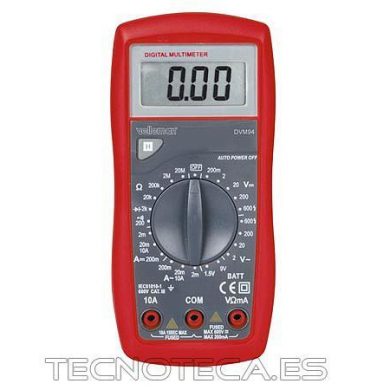 DVM94. Multimetro digital CAT III 600V-10A