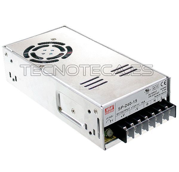 SP-240-12. Fuente chasis Mean Well 24V 10A