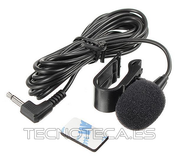 Micrófono electret para coche con jack 3,5 mm