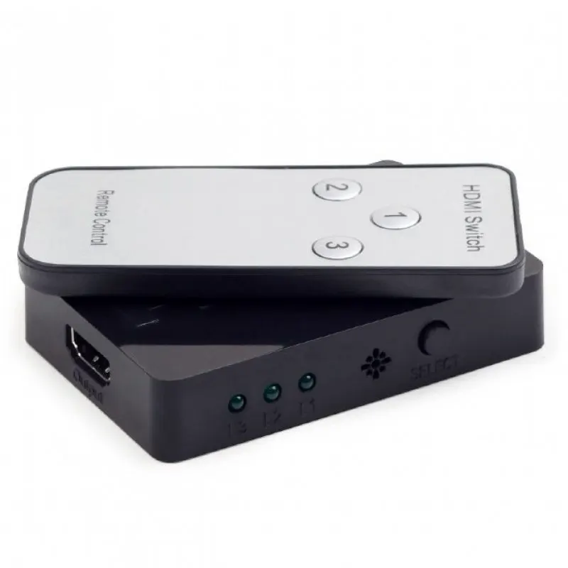 DSW-HDMI-34. Selector HDMI 3 entradas a 1 salida