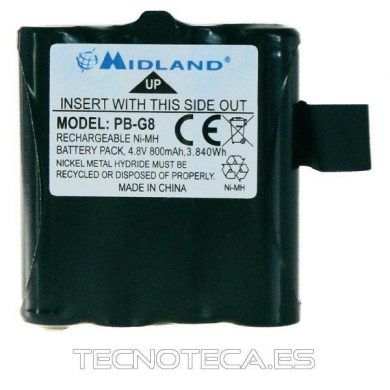 PB-G8. Bateria TALKIE PB/G6/G8/M48/M99 Midland