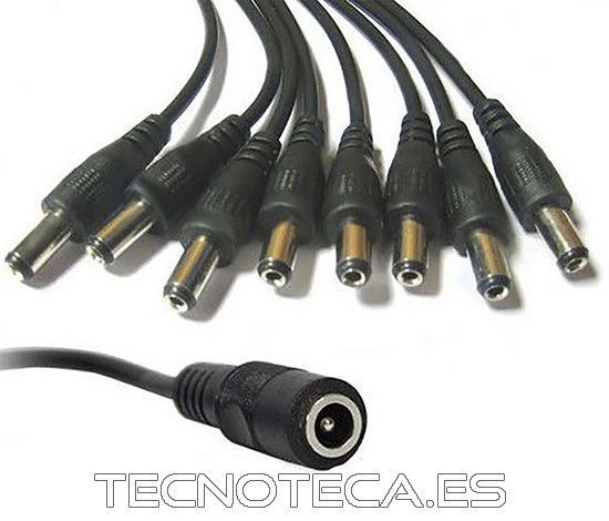LCON333. Spliter de conectores de alimentacion o pulpo 1X8 - Imagen 2