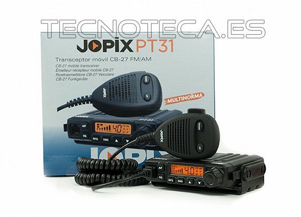 Emisora banda ciudadana CB 27 Mhz JOPIX PT31 - Imagen 3