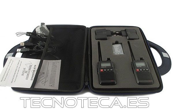 R-10. Emisora de mano PMR446 DYNASCAN maletín (pareja) - Imagen 3