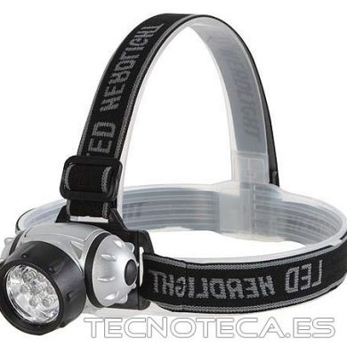 EHL12. Linterna frontal con 7 LEDs blancos ultraluminosos