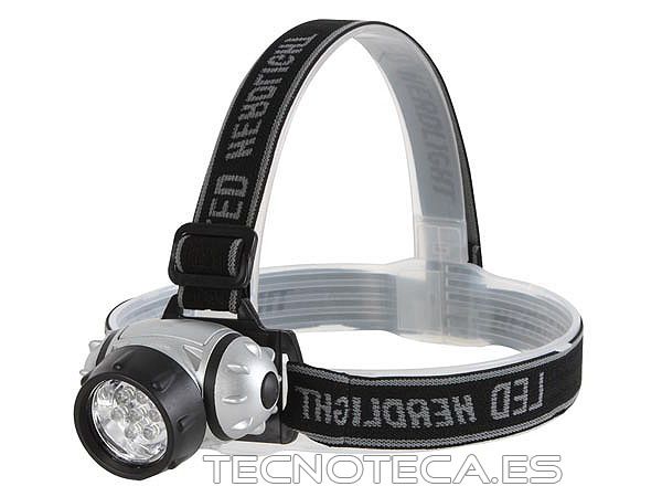 EHL12. Linterna frontal con 7 LEDs blancos ultraluminosos