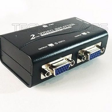 SCHCONEX012. Distribuidor splitter video VGA dos monitores