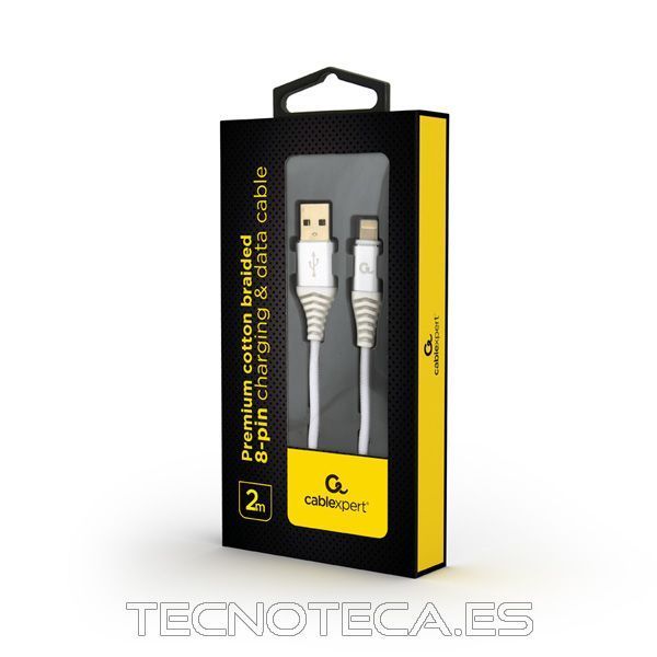 CC-USB2B-AMLM-2M-BW2. Conexion LIGHTNING - Imagen 2